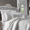 thumbnail image 3 of J. QUEEN NEW YORK Astoria White Patterned Queen Comforter, 3 of 5