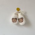 thumbnail image 5 of Guantes de terciopelo de cordero con dibujos de cachorros para niños, guantes gruesos y cálidos para colgar en el cuello para niños y niñas, 5 of 5