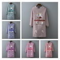 thumbnail image 2 of Reheyre Long-sleeved Comfortable Kitchen Apron - Polyester Peach Skin - Shrinkage-proof - Unisex - Household Supply, 2 of 8