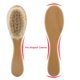 thumbnail image 5 of Cepillo De Pelo De Madera Que Lava El Cepillo De Pelo De Madera Suave Respetuoso Del Medio Ambiente Para El Bebé, 5 of 8