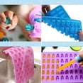 thumbnail image 2 of Gummy Bear Silicone Mold 4pcs, Non-stick Chocolate Candy Mold 2 Droppers Food Grade, 2 of 3