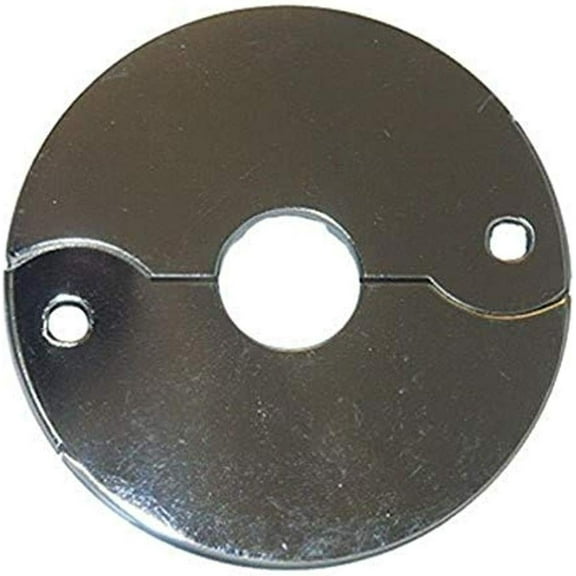 LASCO 03-1561 Chrome Plated Floor and Ceiling Split Flange Fits 1-1/2-Inch Iron Pipe
