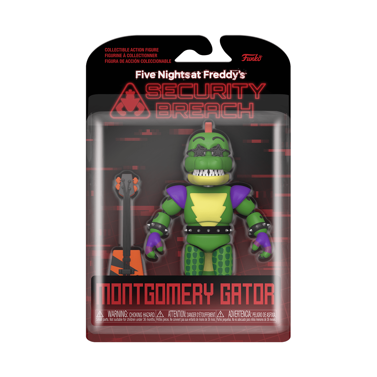 Action Figure Five Nights At Freddys Pizzaplex Montgomery Gator Collectible Toy 