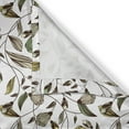 thumbnail image 5 of Ambesonne Floral Grommet Curtain, Autumn Nature Design, 50" x 96", Dark Brown Fern Green, 5 of 6