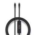 thumbnail image 2 of Tipo-C Macho A Macho 2.0 Cable De Datos Dual 100W Teléfono Móvil Pantalla De Carga Rápida Detección De Pantalla Cable De Datos De Carga Inevent EL012978-00, 2 of 6