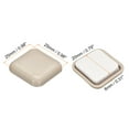 thumbnail image 2 of Uxcell Furniture Sliders Plastic Self-adhesive Square Sliding Pads Chair Glides for Carpeted Grey 0.98" 24Pcs, 2 of 6