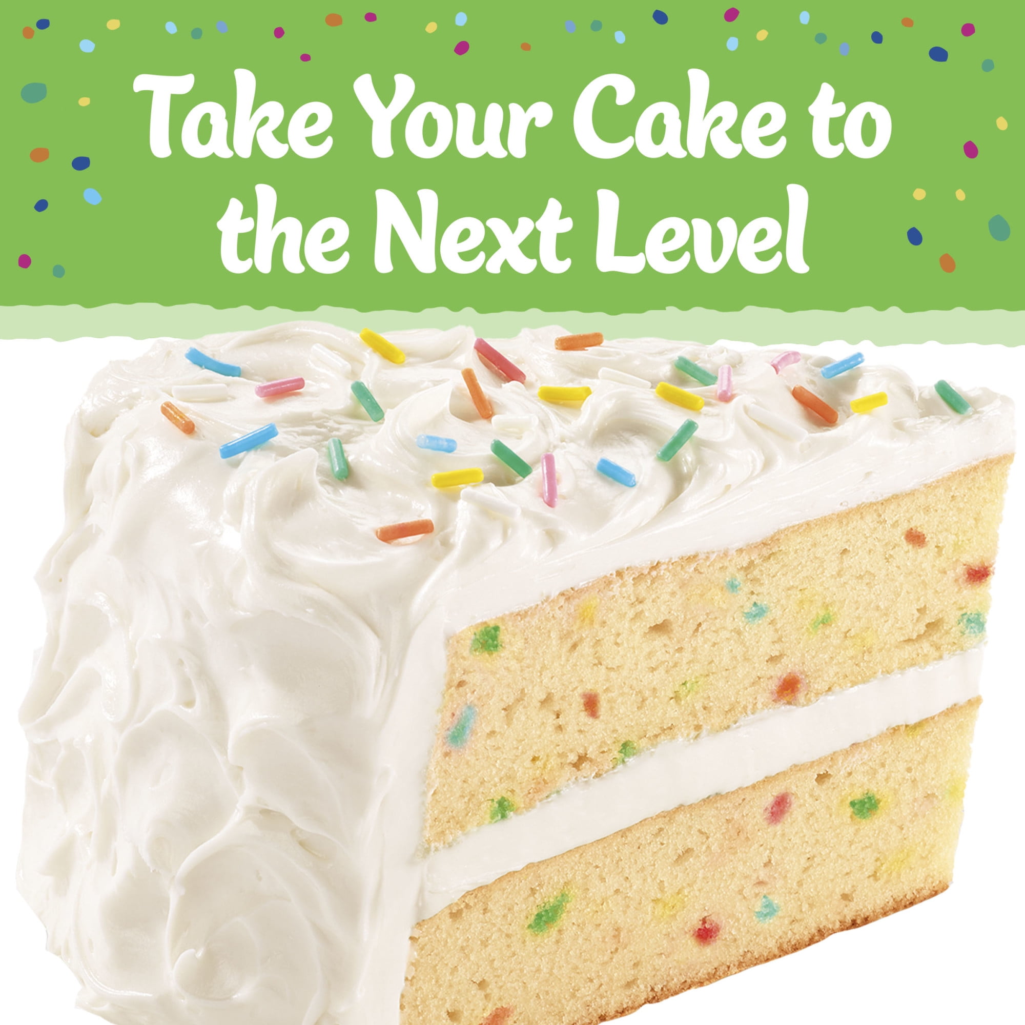 (3 pack) Pillsbury Gluten Free Funfetti Cake Mix with Candy Bits, 17 oz Box