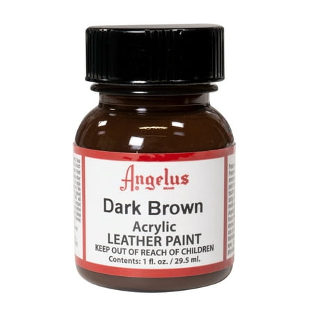 UPC: 0086366710180 | Angelus® Acrylic Leather Paint  1 oz.  Dark Brown