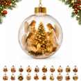 thumbnail image 6 of PLPPYFS Glowing Christmas Diorama Ornament, Light‑Up Mini Holiday Scene 3.54In, Christmas Hanging Diorama Ornament with Warm LED Light, Festive Keepsake for Tree, Mantel & Christmas Party Decor, 6 of 6