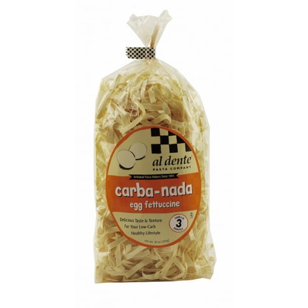 Al Dente CarbaNada Fettuccine, Low Carb Pasta, Low Carb Noodles