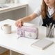 thumbnail image 4 of Stylish Multi-layer Drawstring Pencil Case For Middle And High School Students A Storage Tool For Stationery Boxes And A Large Capacity Pencil Case, 4 of 6
