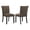 Chocolate, variant on Coaster Dermott 20.25'' Fabric Upholstered Dining Side Chair in Black