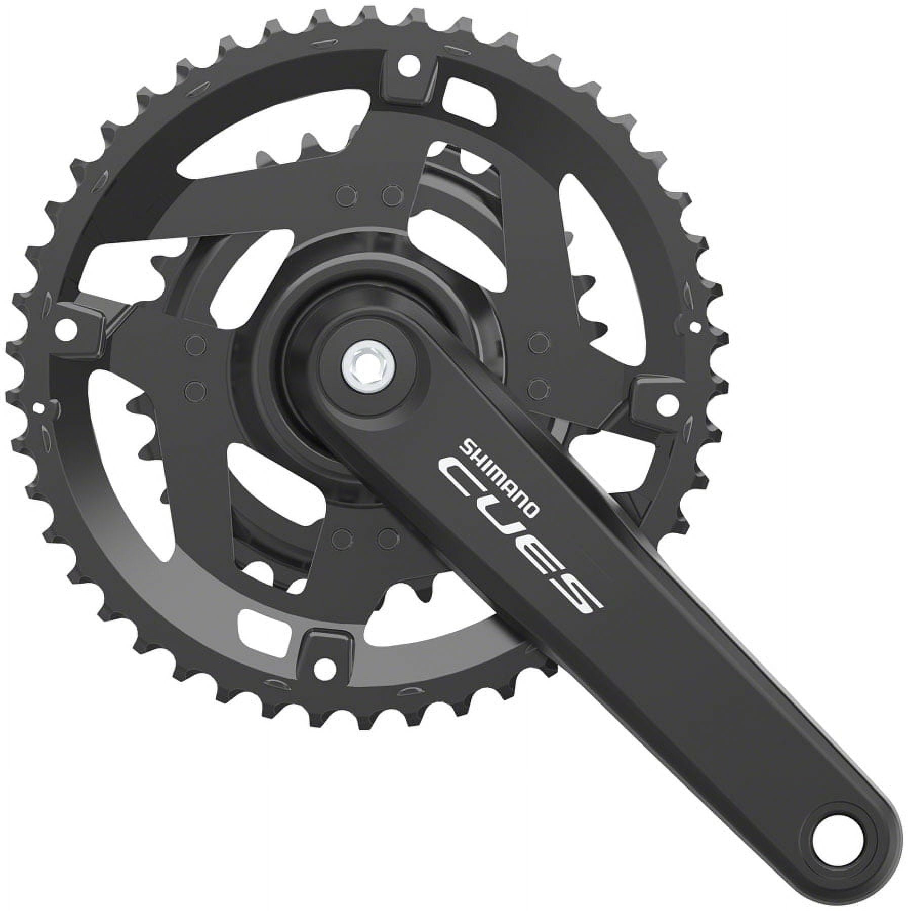 Shimano CUES FC-U6040-2 Crankset - 172.5mm, 9/10-Speed, 46/32t