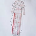 thumbnail image 2 of Lefu Fashion Illustration Ruler Figure Sewing Design Template Tailoring Tools, 2 of 9