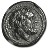 Roman Republic-CM Silver Victoriatus (211-208 BC) Ch XF NGC