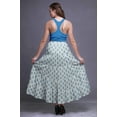 thumbnail image 4 of Bimba Jupes pour Femmes Longues en Coton Imprimé Maxi Boho Jupe d'Été, 4 of 5