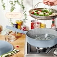 thumbnail image 5 of Beautiful All-in-One 4 QT Hero Pan with Steam Insert, 3 Pc Set, Cornflower Blue by Drew Barrymore, 5 of 12