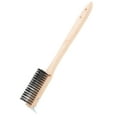 thumbnail image 5 of Worgeous Pizza Stone Cleaning Brush Stainless Steel Wire Brush Pizza Oven Brush With Scraper For Pizza Stone Cleaning Essential Pizza Oven Tools And Accessories, 5 of 8