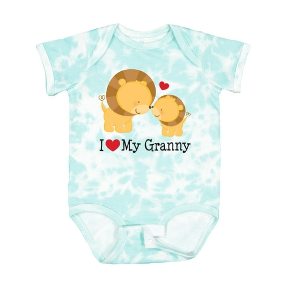 Inktastic I Love My Granny Boys or Girls Baby Bodysuit