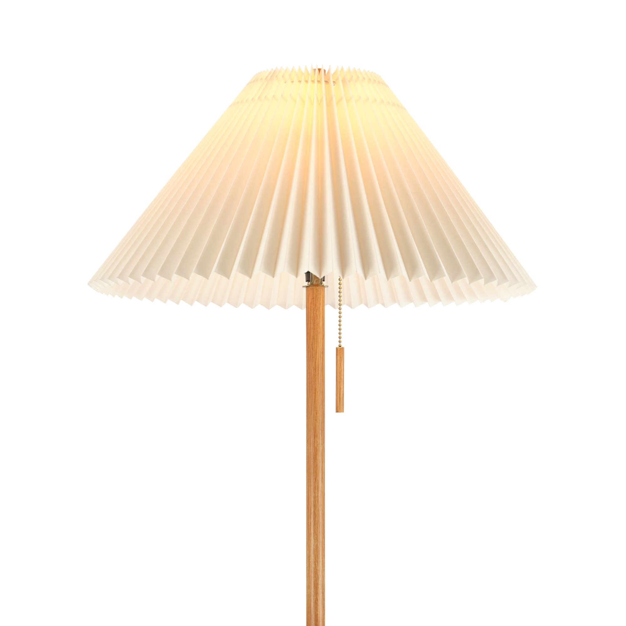 Globe Electric 91006581 Oren 62" Tall Torchiere Floor Lamp - Wood Toned