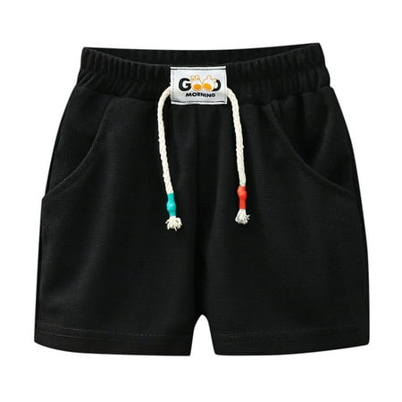 

Shirts for Girls Drawstring Casual Summer Shorts Elastic Pants Fashion Casual Sports Style Children Tops