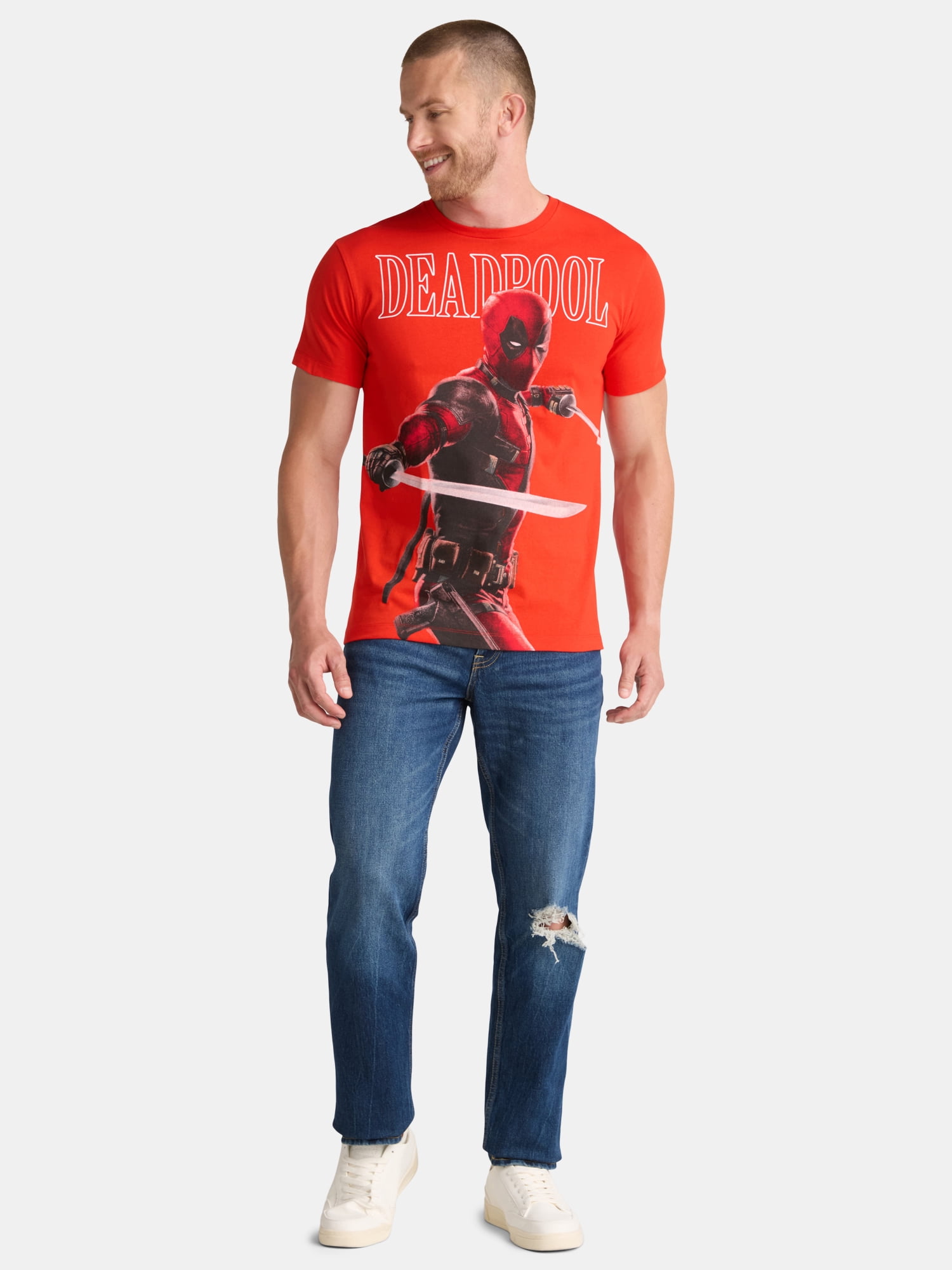 Deadpool Men's and Big Men's Big Pool Graphic Tee, Sizes S-3XL