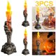 thumbnail image 1 of 3 Velas Brillantes Terror Halloween Batería para Y Adultos Color Rojo, 1 of 6