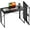Black Wood, variant on Folding Desk Foldable Small Portable Computer Desks, Spaces Saving Writing Sturdy Table for Bedroom, Home Office, Dorm, Apartment, Pre Assembled