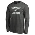 thumbnail image 2 of Men's Heathered Gray Tampa Bay Lightning Victory Arch Long Sleeve T-Shirt, 2 of 3