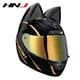 thumbnail image 3 of Envía 2 regalos Casco de motocross de cara completa aprobado por DOT Casco de motocicleta con orejas de gato para adultos Hombre Mujer, 3 of 5