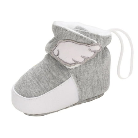 

Binmer Newborn Baby Boys Girls Crib Shoes Warm Snow Boots Anti-Slip Cute First Walkers