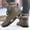 Army Green, variant on KANG Winter Ankle Boots Thermal Lace Up Couple Shoes Fashionable Slip On Design Comfortable Warm Footwear For Cold Weather Outdoor Daily Use