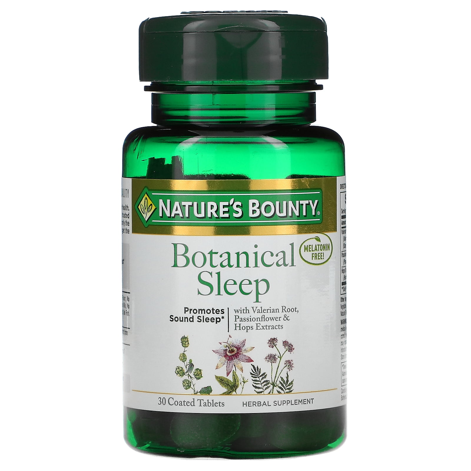 Nature's Bounty Botanical Sleep, 30 Coated Tablets - Walmart.com