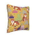 thumbnail image 2 of Square Throw Pillow Covers with Core, Fun Animal Tiger Pillows for Sofa Beds, 18"x18", 2 of 9