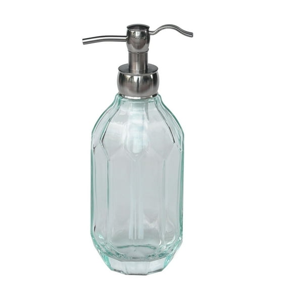 hometrends Glass Soap Dispenser with Antique Pump