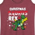 thumbnail image 3 of Toy Story - Christmas Saurus Rex - Women's Racerback Tank Top, 3 of 5