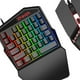 thumbnail image 5 of Combo de teclado y mouse Macarena teclado para juegos RGB de una mano, 5 of 6