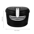 thumbnail image 2 of Weiweiguan 1 Set Electric Mountain Bike Front Frame Hanging Plastic Storage Basket with Lock, 2 of 6