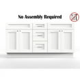 thumbnail image 5 of Disar 63'' Double Bathroom Vanity With Drawer Base Only, 5 of 6