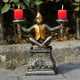 thumbnail image 3 of Candelabro de mono, candelabro de escritorio, adorno religioso de resina con forma de mono., 3 of 6