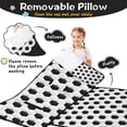 thumbnail image 3 of Black White Soccer Pattern Toddler Nap Mats for Kids Preschool,Sleeping Mat Bag or Kids,Toddler Sleeping Bag,Toddler Nap Mat or Daycare, 3 of 6