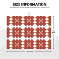 thumbnail image 3 of XMXY Dish Drying Mat for Kitchen Counter, Blazing Red Square Absorbent Coffee Cup Dishes Rack Drainer Mats, 18x24 Inches, 3 of 9