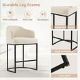 thumbnail image 4 of Dycanpo Counter Height Bar Stools with Back Sets of 3 Modern Counter Stools for Home Kitchen, Line, 4 of 7