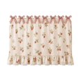 thumbnail image 2 of Oven Skirts Curtain, Handmade Farmhouse Oven Curtain for Stove,Lace Trim Stove Curtain with Ribbon Ties,Oven Skirt Cover for Kitchen Stove Door Decor,30.7x21.65in, 2 of 8
