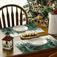 thumbnail image 7 of EUDIDV Xmas Ornaments Christmas Placemat Table Mat Christmas Home Living Room Decoration Placemat Christmas Decorations, 7 of 7