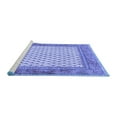 thumbnail image 2 of Ahgly Company Machine Washable Indoor Round Persian Blue Traditional Area Rugs, 5' Round, 2 of 4