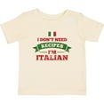 thumbnail image 3 of Inktastic No Recipes I'm Italian Boys or Girls Baby T-Shirt, 3 of 5