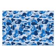 thumbnail image 3 of Blue Abstract Camo Placemats 12x18 Inches Set Of 6 Table Mats for Restaurant Valentines Gift Party Christmas Rustic Vintage Kitchen Table Mats, 3 of 6