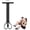 Black, variant on Yoga Pedal Resistance Fabric Band with Handles Anti-Broken Elastic Sit Up Pull Rope for Strength Training 120lb Full-Body Excercise Band Portable Unisex Resistance Exercise Bands
