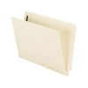 Pendaflex 62711 MicrobeGuard File Folders- Straight Cut- 1 Fastener- Letter- Manila- 50/Box